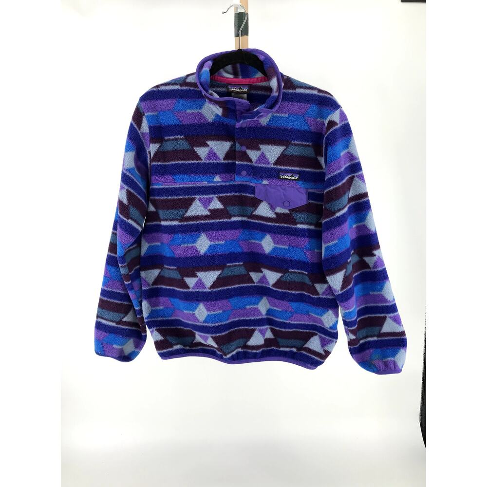 Patagonia Synchilla Southwestern abstract Snap Fleece Pullover Sweater